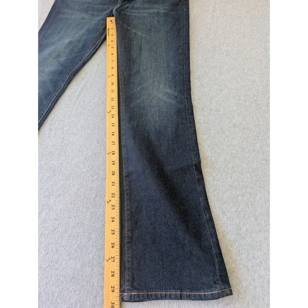 Old Navy Mens Built-In Flex Boot-Cut Jeans Dark Wash Size 16 1186 NWT